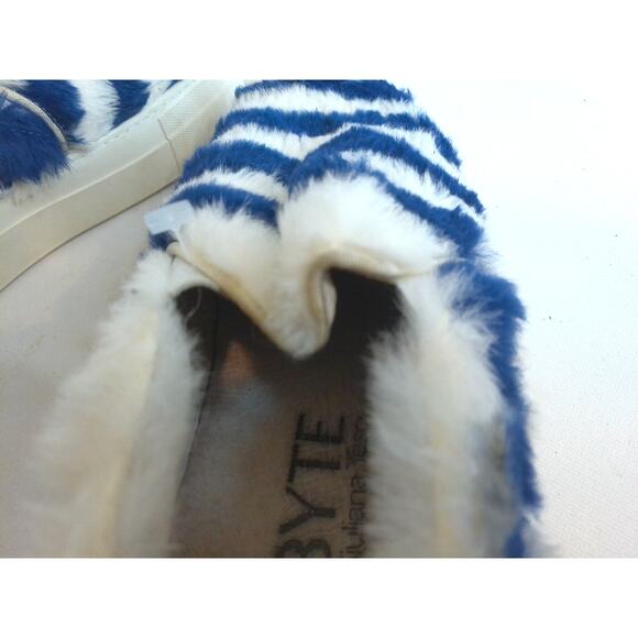 Joshua Sanders By Byte Giuliana Tesa Rex Rabbit Fur Slip On Sneaker Size 40 - Picture 5 of 8